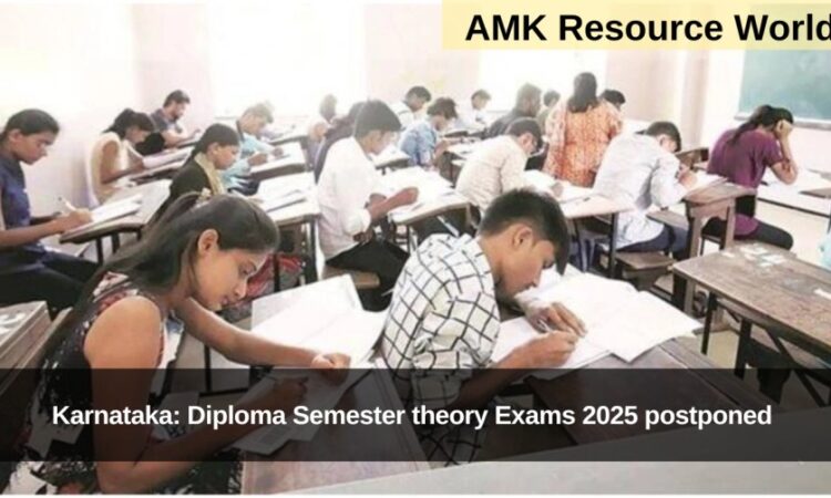 Karnataka: Diploma Semester theory Exams 2025 postponed