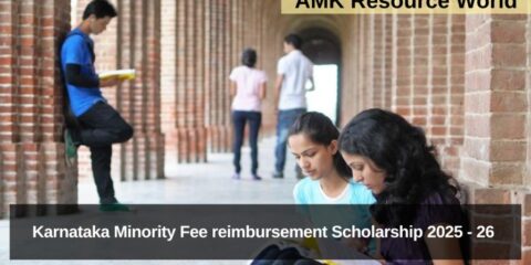 Karnataka Minority Fee reimbursement Scholarship 2025 - 26 Applications Open
