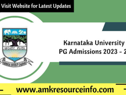 Karnataka University PG Admissions 2023 - 24