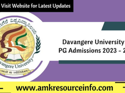 Davangere University PG Admissions 2023 - 24