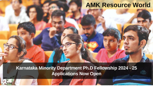 Karnataka Minority Department Ph.D Fellowship 2024 - 25 Applications Now Open