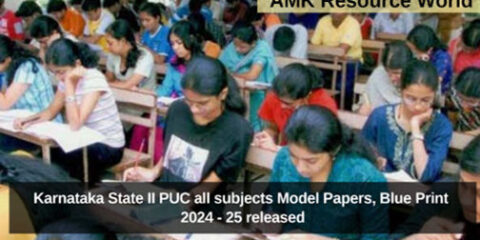 Karnataka State II PUC all subjects Model Papers, Blue Print 2024 - 25 released