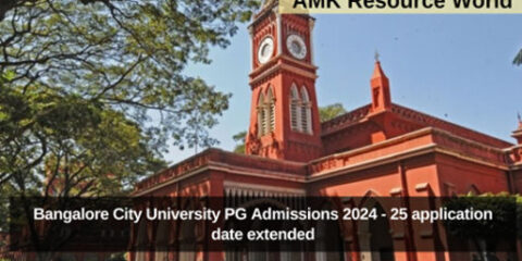 Bangalore City University PG Admissions 2024 - 25 application date extended