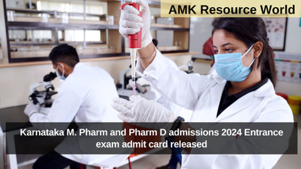 Karnataka M. Pharm and Pharm D admissions 2024