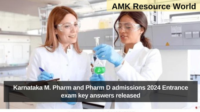 Karnataka M. Pharm and Pharm D admissions 2024