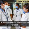 Karnataka M. Pharm and Pharm D admissions 2024