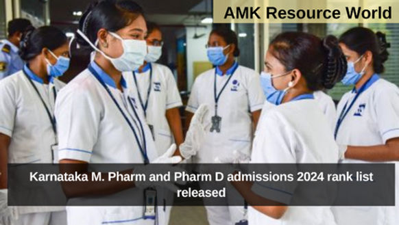 Karnataka M. Pharm and Pharm D admissions 2024