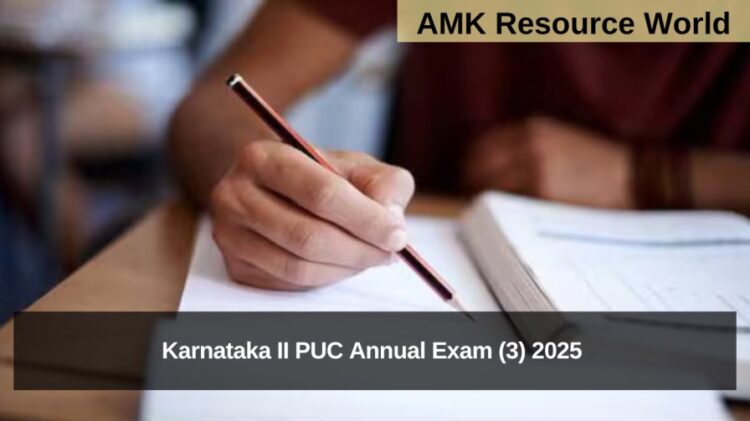 Karnataka II PUC Annual Exam (3) 2025 key answers released