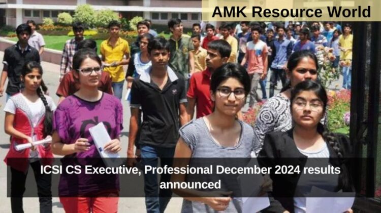 ICSI CS Executive, Professional December 2024 results announced