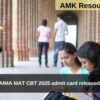 AIMA MAT CBT 2025 admit card released