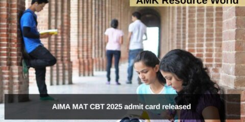 AIMA MAT CBT 2025 admit card released