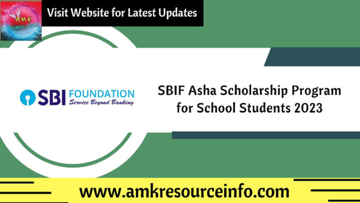 SBIF Asha Scholarship Program for School Students 2023