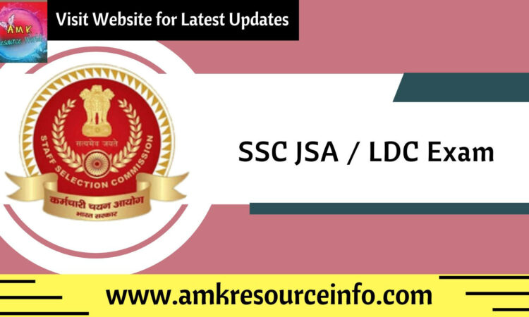 SSC JSA / LDC Exam