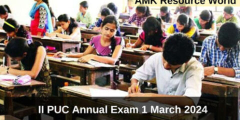 II PUC Annual Exam 1 March 2024