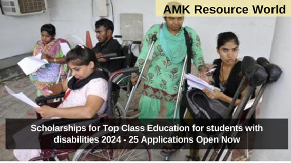 Scholarships for Top Class Education for students with disabilities 2024 - 25 Applications Open Now