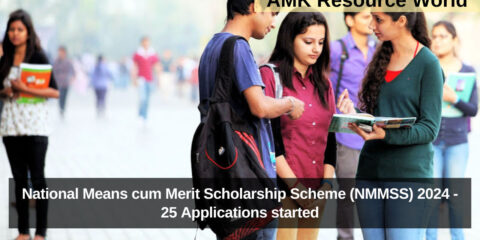 National Means cum Merit Scholarship Scheme (NMMSS) 2024 - 25 Applications started