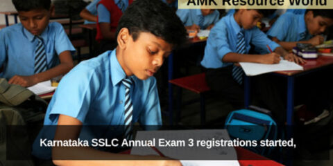 Karnataka SSLC Annual Exam 3 registrations started, Details inside