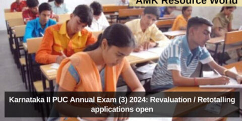 Karnataka II PUC Annual Exam (3) 2024: Revaluation / Retotalling applications open