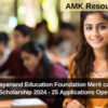 Swami Dayanand Education Foundation Merit cum Means Scholarship 2024 - 25 Applications Open