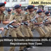 Rashtriya Military Schools admissions 2025: Class 6, 9 Registrations Now Open