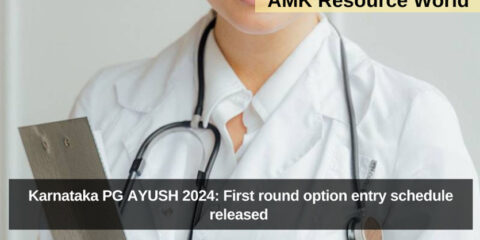 Karnataka PG AYUSH 2024: First round option entry schedule released