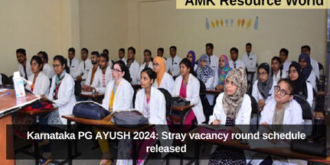 Karnataka PG AYUSH 2024: Stray vacancy round schedule released