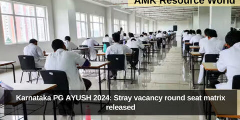 Karnataka PG AYUSH 2024: Stray vacancy round seat matrix released