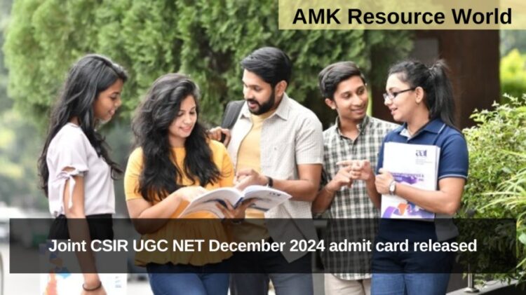 Joint CSIR UGC NET December 2024 admit card released