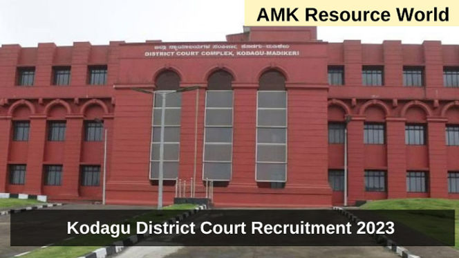 Kodagu District Court Recruitment 2023