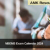 NBEMS Exam Calendar 2024