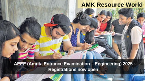 AEEE (Amrita Entrance Examination – Engineering) 2025 Registrations now open