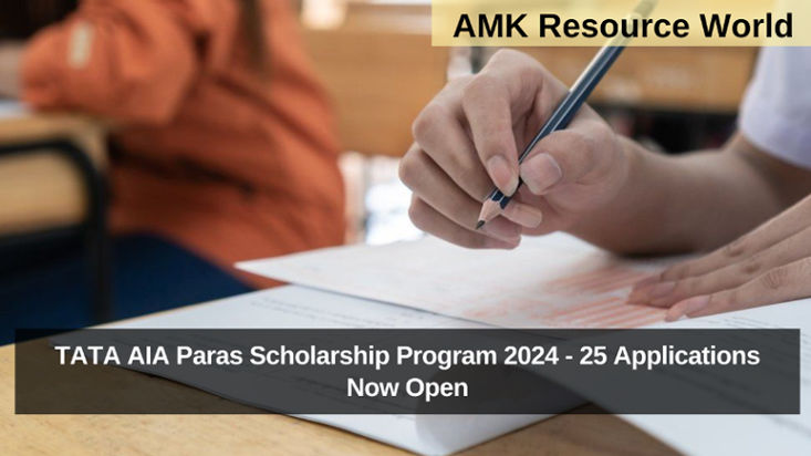 TATA AIA Paras Scholarship Program 2024 - 25