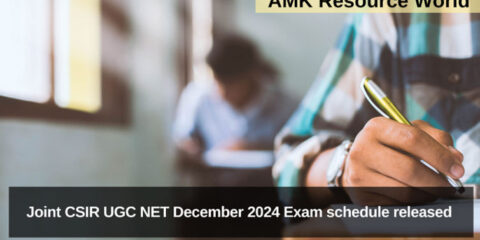 Joint CSIR UGC NET December 2024 Exam schedule released