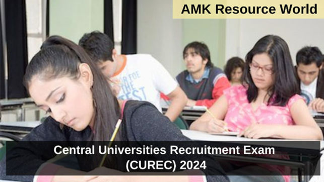 Central Universities Recruitment Exam (CUREC) 2024