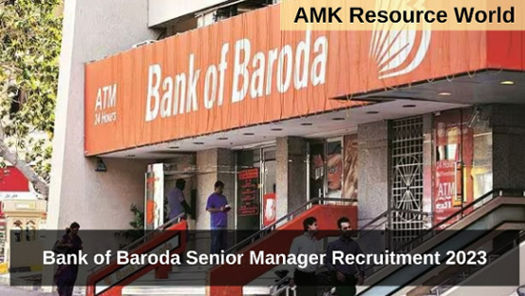 Bank of Baroda Senior Manager Recruitment 2023