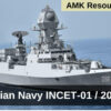 Indian Navy INCET-01 / 2023