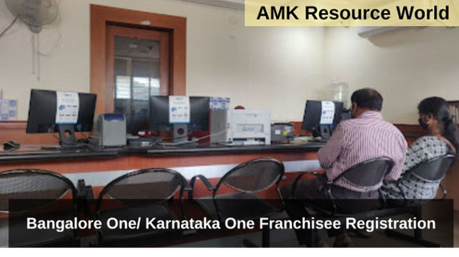 Bangalore One/ Karnataka One Franchisee Registration