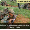Free Training to Minority candidates to Join Indian Army / Police