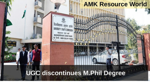 UGC discontinues M.Phil Degree