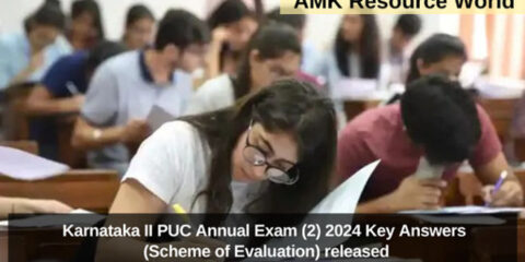 Karnataka II PUC Annual Exam (2) 2024 Key Answers (Scheme of Evaluation) released