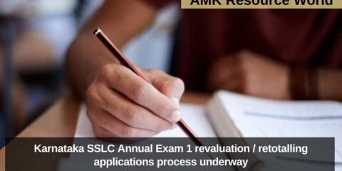 Karnataka SSLC Annual Exam 1 revaluation / retotalling applications process underway