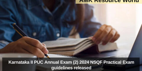 Karnataka II PUC Annual Exam (2) 2024 NSQF Practical Exam guidelines released