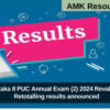 Karnataka II PUC Annual Exam (2) 2024 Revaluation / Retotalling results announced