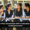 Karnataka II PUC Annual Exam 2024 combination wise top 10 results announced