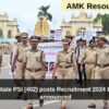 Karnataka State PSI (402) posts Recruitment 2024 Exam results announced