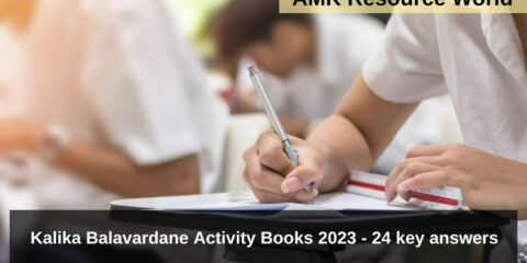 4th to 9th std Kalika Balavardane Activity Books 2023 - 24 key answers