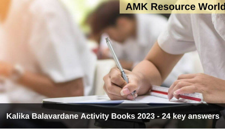 4th to 9th std Kalika Balavardane Activity Books 2023 - 24 key answers