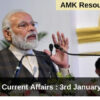 Daily Current Affairs : 3rd January 2024
