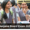 Haryana Board Exam 2024