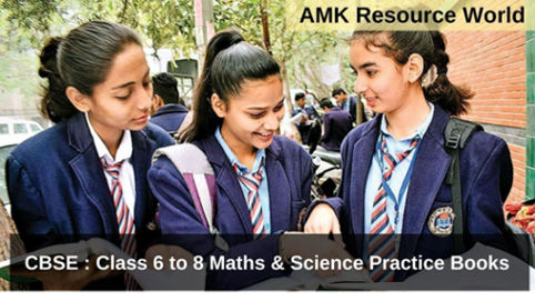 CBSE : Class 6 to 8 Maths & Science Practice Books
